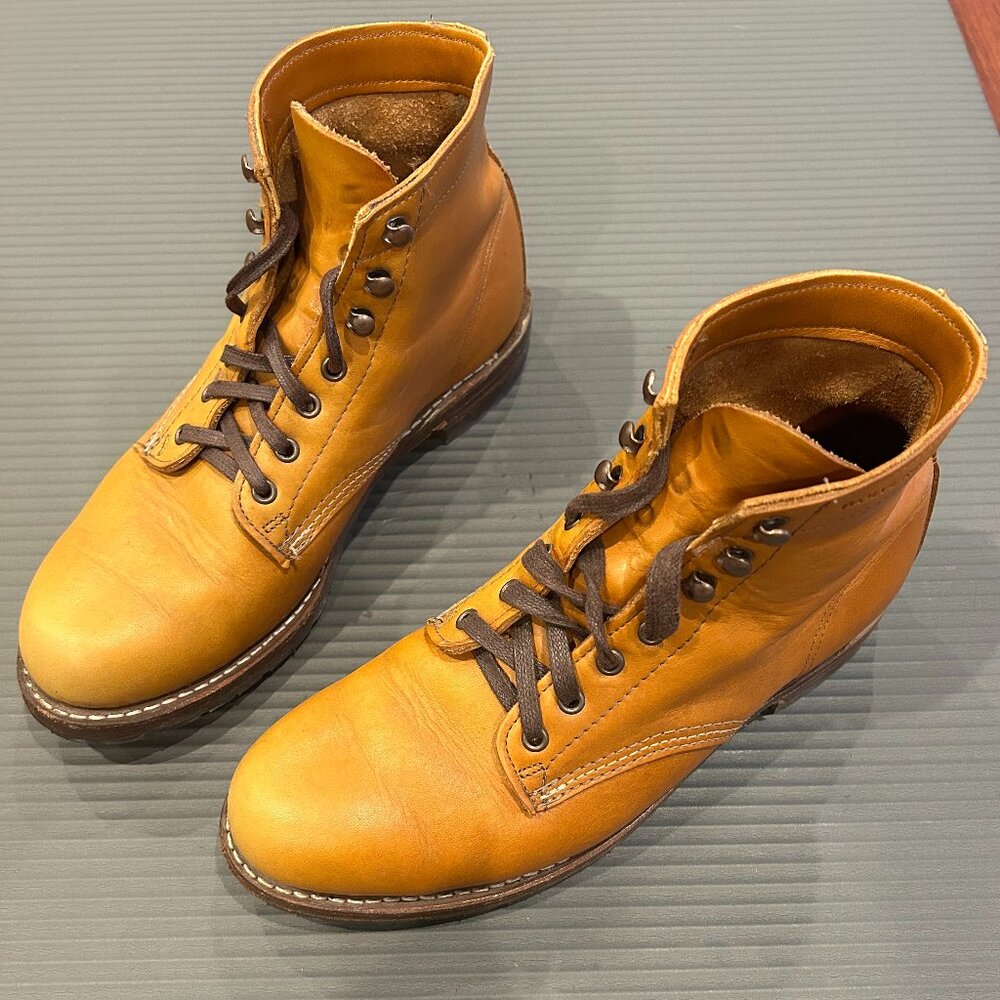 Men's 1000 Mile Plain Toe Original Boot, Spice, US 8D, With Vibram Tap Sole